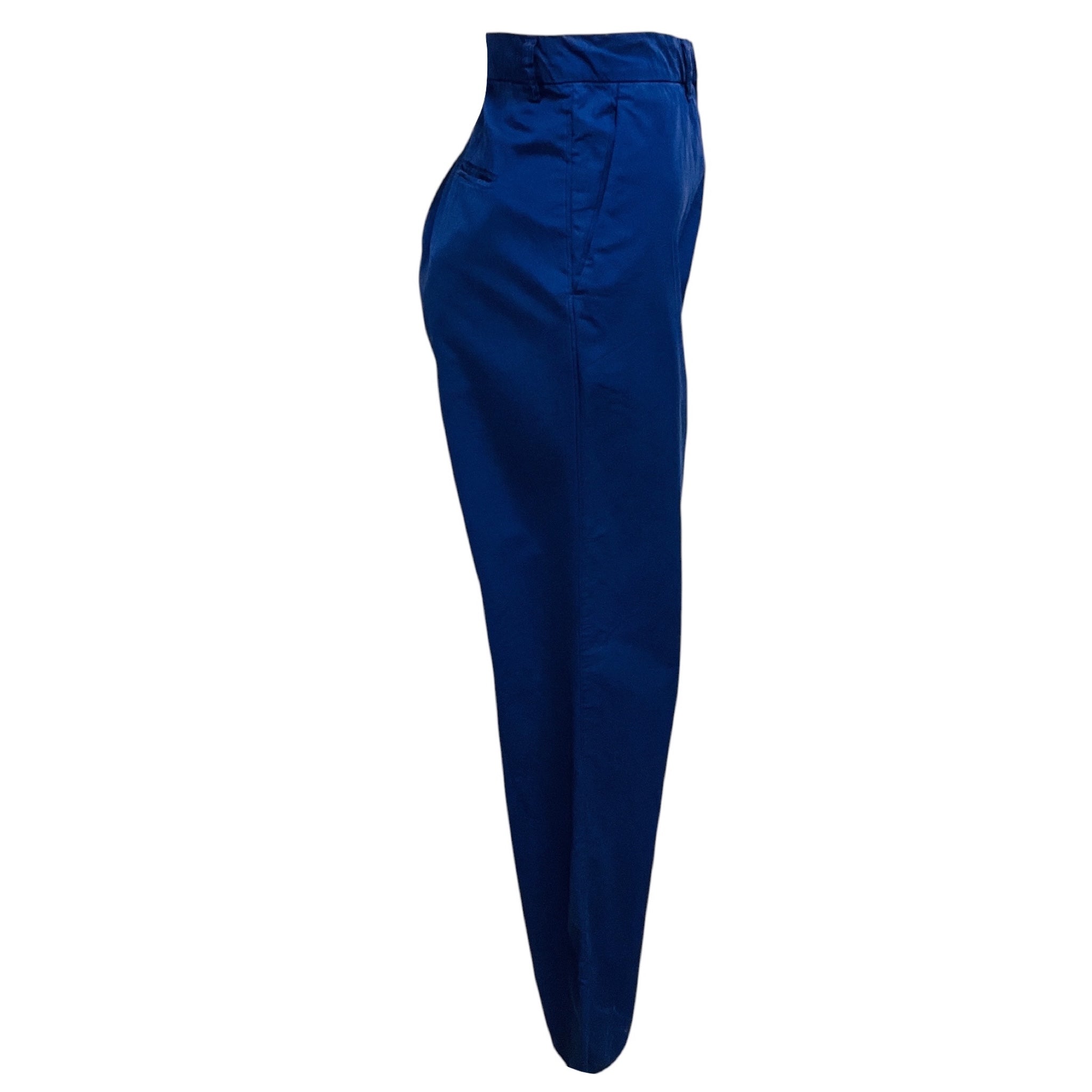 Sofie D'Hoore Indigo Blue Cotton Pants / Trousers