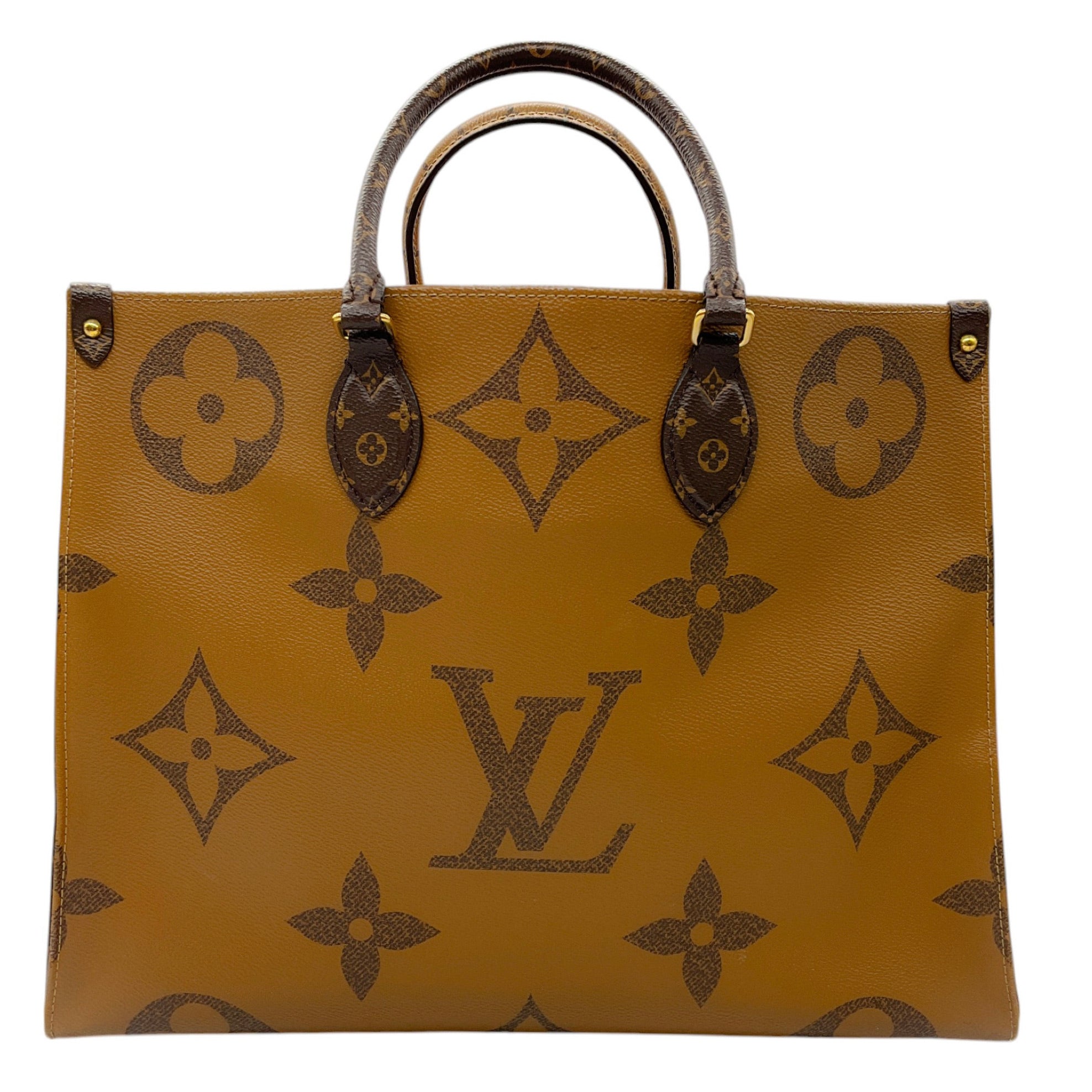 Louis Vuitton Brown Monogram Coated Canvas OnTheGo Handbag