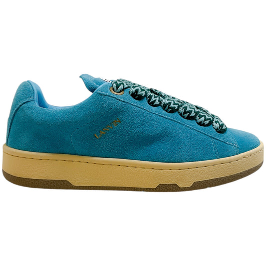 Lanvin Blue Budgie Light Curb Low Top Sneakers