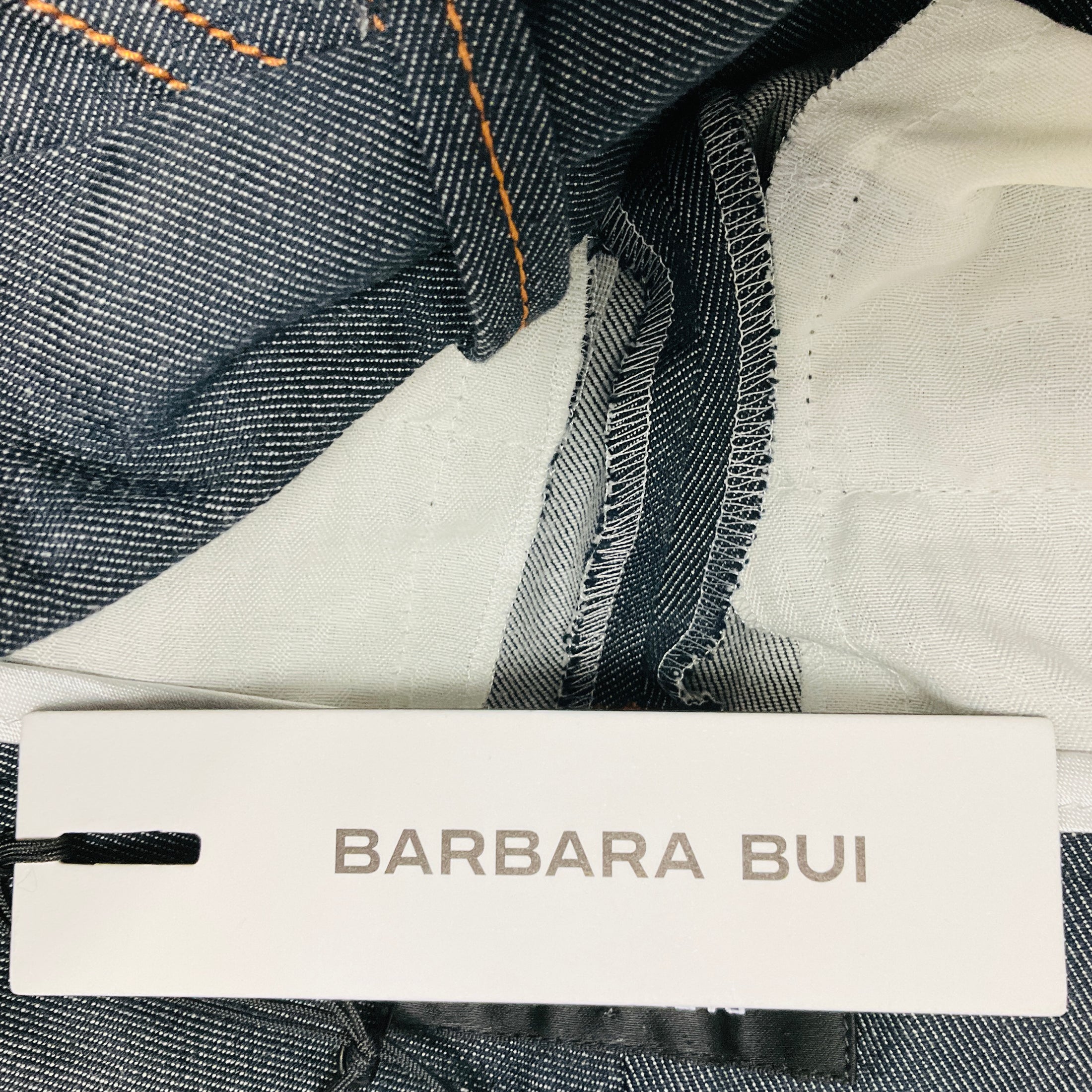 Barbara Bui Dark Blue Cotton Flared Jeans