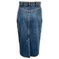 Load image into Gallery viewer, Celine Blue High Waisted Denim Midi Skirt
