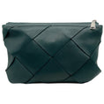 Load image into Gallery viewer, Bottega Veneta Limited Edition Raintree Nappa Leather Maxi Blown Up Intrecciato Pouch Clutch
