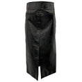 Load image into Gallery viewer, Khaite Black Patent Lambskin Leather Midi Pencil Skirt
