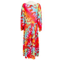 Load image into Gallery viewer, Molly Goddard Red Multi Printed Mesh Maxi Dress
