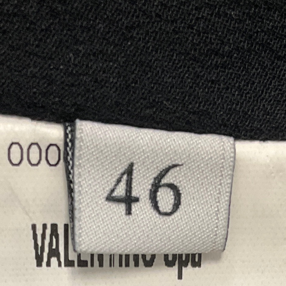 Valentino Black Embroidered Lace Cocktail Dress