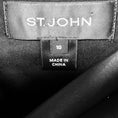 Load image into Gallery viewer, St. John Black Satin Midi Cocktail Dress
