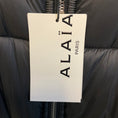 Load image into Gallery viewer, Alaia Black Nylon and Ribbed Knit Zip Front Puffer Coat
