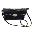 Load image into Gallery viewer, Valentino Blue Leather Top Handle Rockstud Handbag
