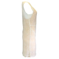 Load image into Gallery viewer, Nina Ricci White / Nude Sleeveless Lace Dress
