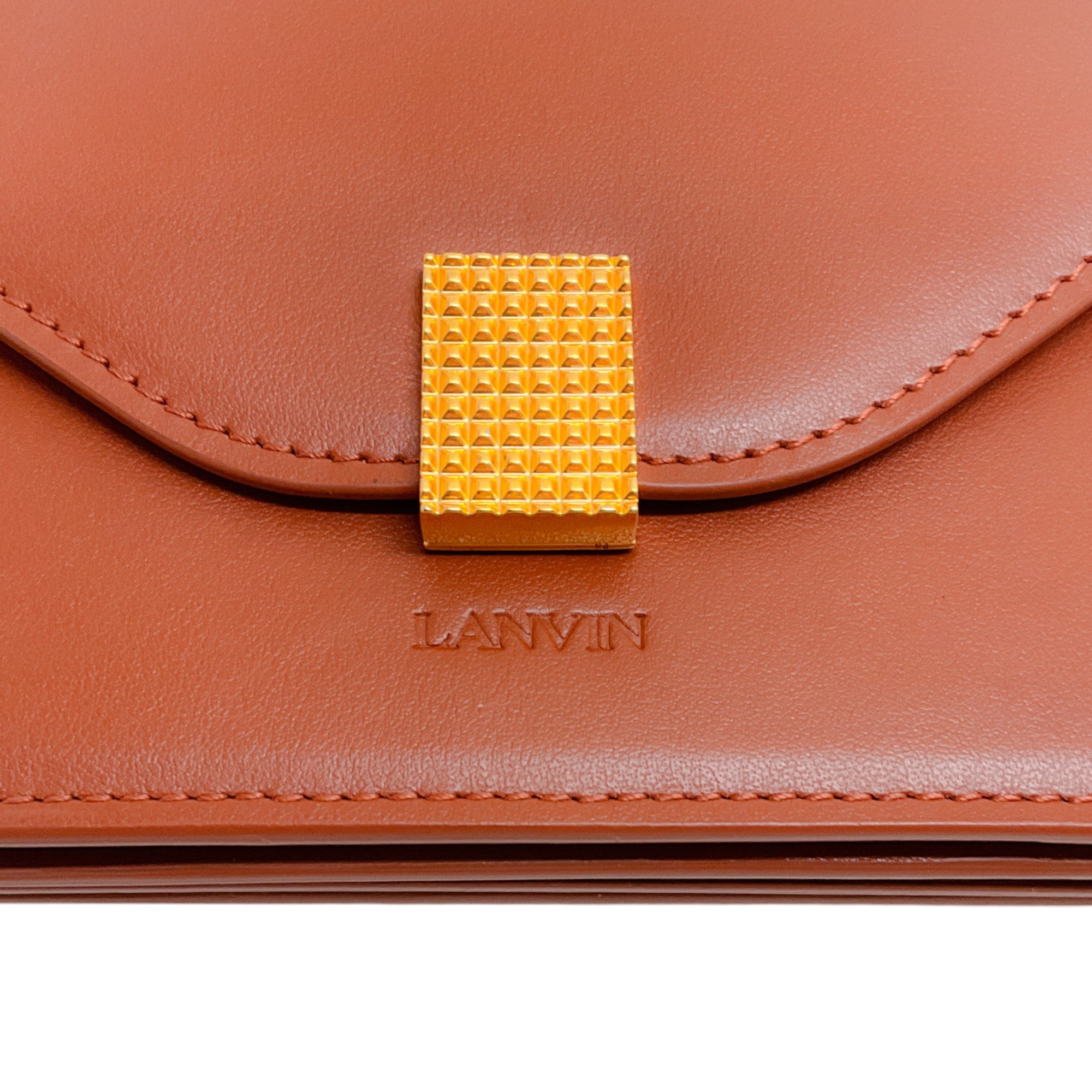 Lanvin Tan Leather Concerto Wallet