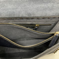 Load image into Gallery viewer, Valentino Blue Leather Top Handle Rockstud Handbag
