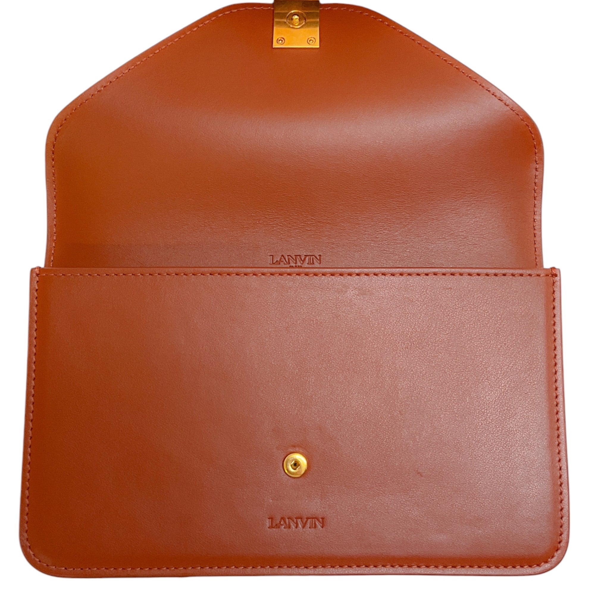 Lanvin Tan Leather Concerto Wallet