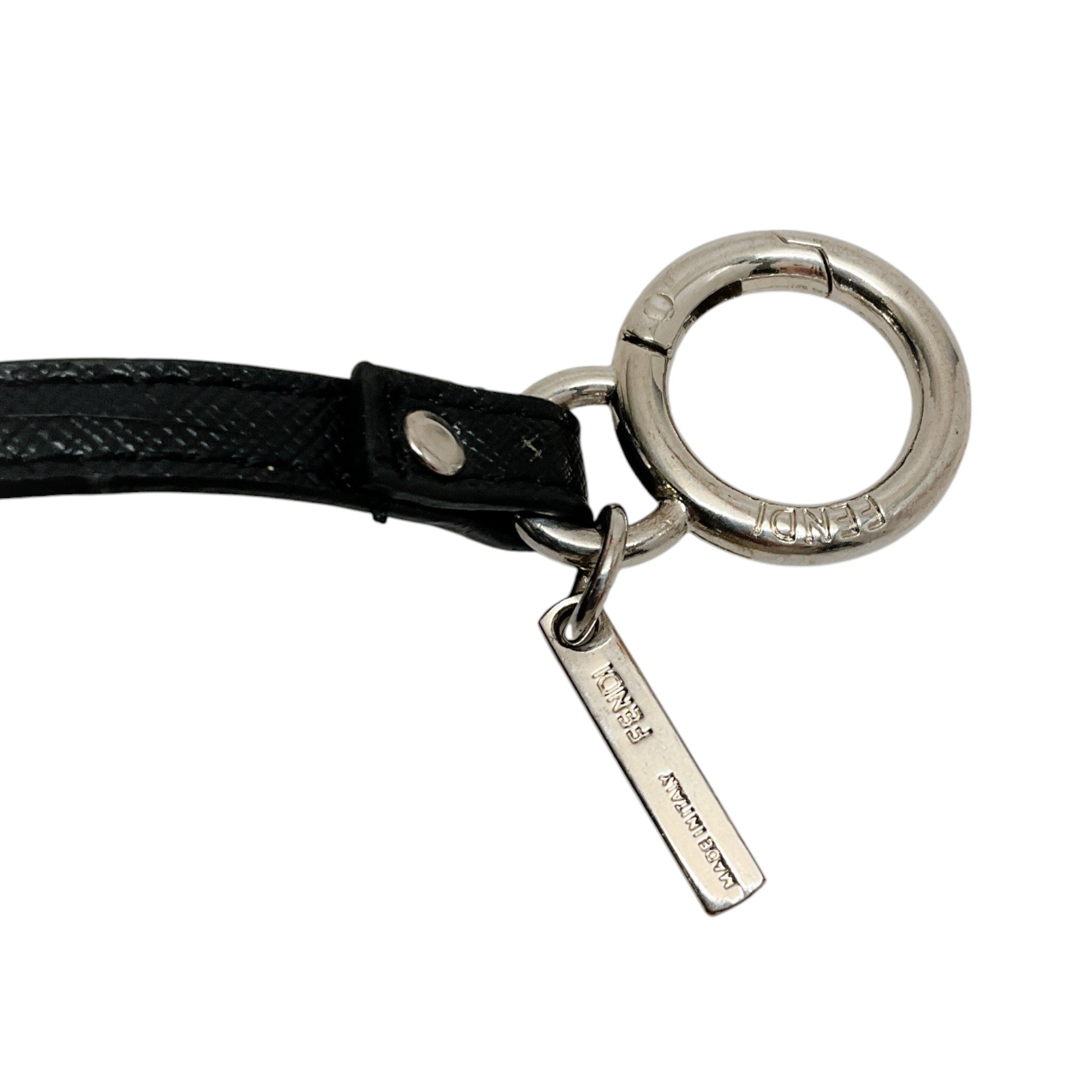 Fendi Black Fox Monster Keychain