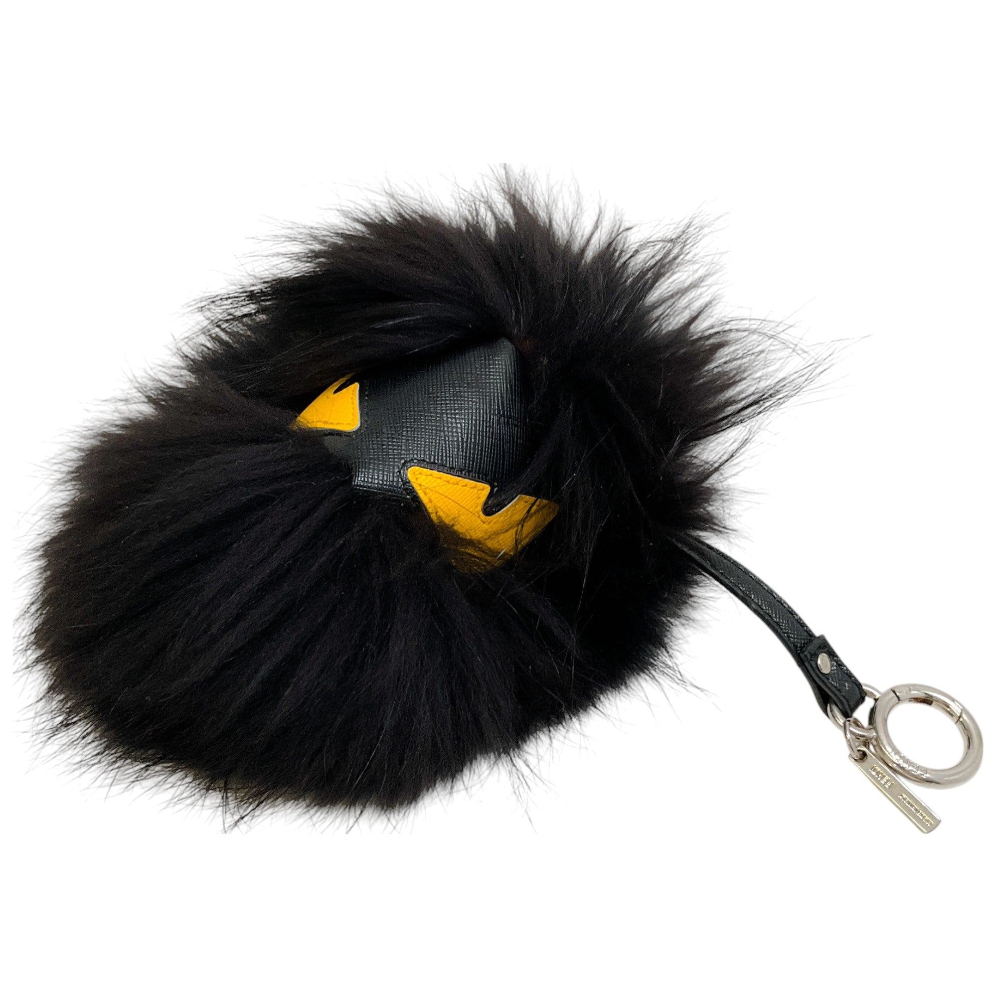 Fendi Black Fox Monster Keychain