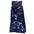 Load image into Gallery viewer, Monique Lhuillier Blue / White Heart Print Sleeveless Silk Dress
