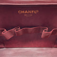 Load image into Gallery viewer, Chanel Burgundy Quilted Leather Vanity Case
