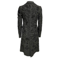 Load image into Gallery viewer, Prada Charcoal Grey / Black Bead Embellished Wool Coat
