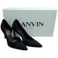 Load image into Gallery viewer, Lanvin Black Grosgrain Elegant Femme Pumps
