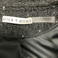 Load image into Gallery viewer, Alice + Olivia Black Dumont Tweed Boxy Jacket
