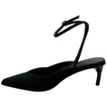 Load image into Gallery viewer, Lanvin Black Grosgrain Ankle Strap Pumps
