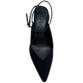 Load image into Gallery viewer, Lanvin Black Grosgrain Ankle Strap Pumps
