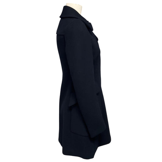 Prada Navy Blue Structured Wool Coat