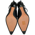 Load image into Gallery viewer, Lanvin Black Grosgrain Ankle Strap Pumps
