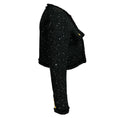 Load image into Gallery viewer, Alice + Olivia Black Dumont Tweed Boxy Jacket
