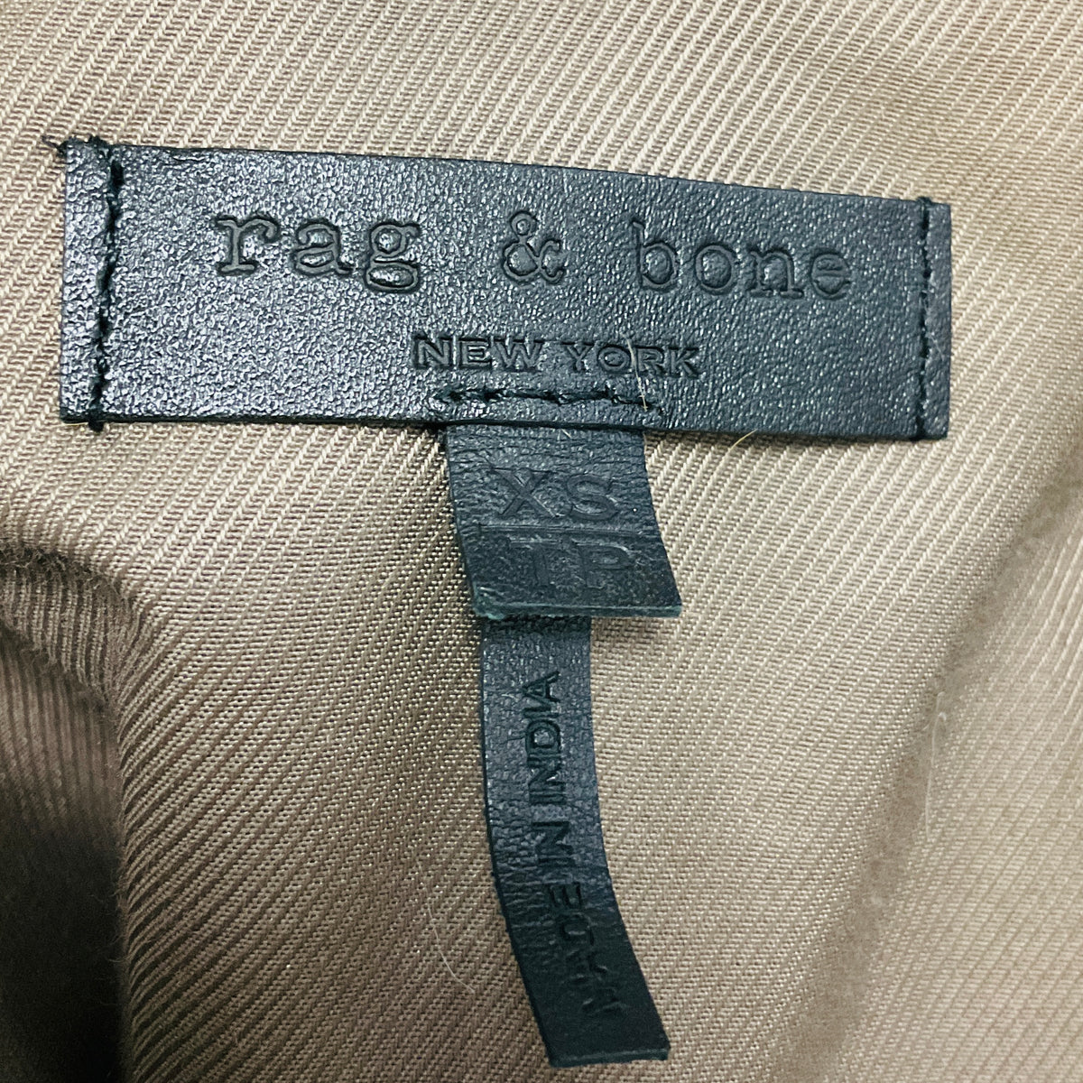 Rag & Bone Camel Faux Fur Coat with Belt