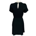 Load image into Gallery viewer, Proenza Schouler Black Short Sleeved Crepe and Satin Mini Dress
