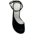 Load image into Gallery viewer, Lanvin Black Leather Sequence Ankle Tie Pumps
