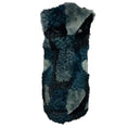 Load image into Gallery viewer, Louis Vuitton Navy / Slate Blue / Black Silk Lined Lamb Shearling, Rabbit Fur, and Mink Fur Vest with Calfskin Leather Details
