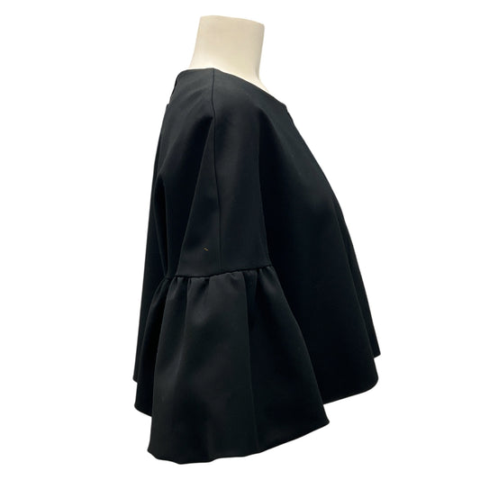 Tibi Black Peplum Crop Jacket