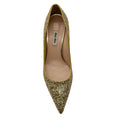 Load image into Gallery viewer, Miu Miu Gold Metallic Glitter Pumps
