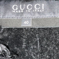 Load image into Gallery viewer, Gucci Vintage Black Lamb Shearling Lined Crinkled Patent Leather Coat
