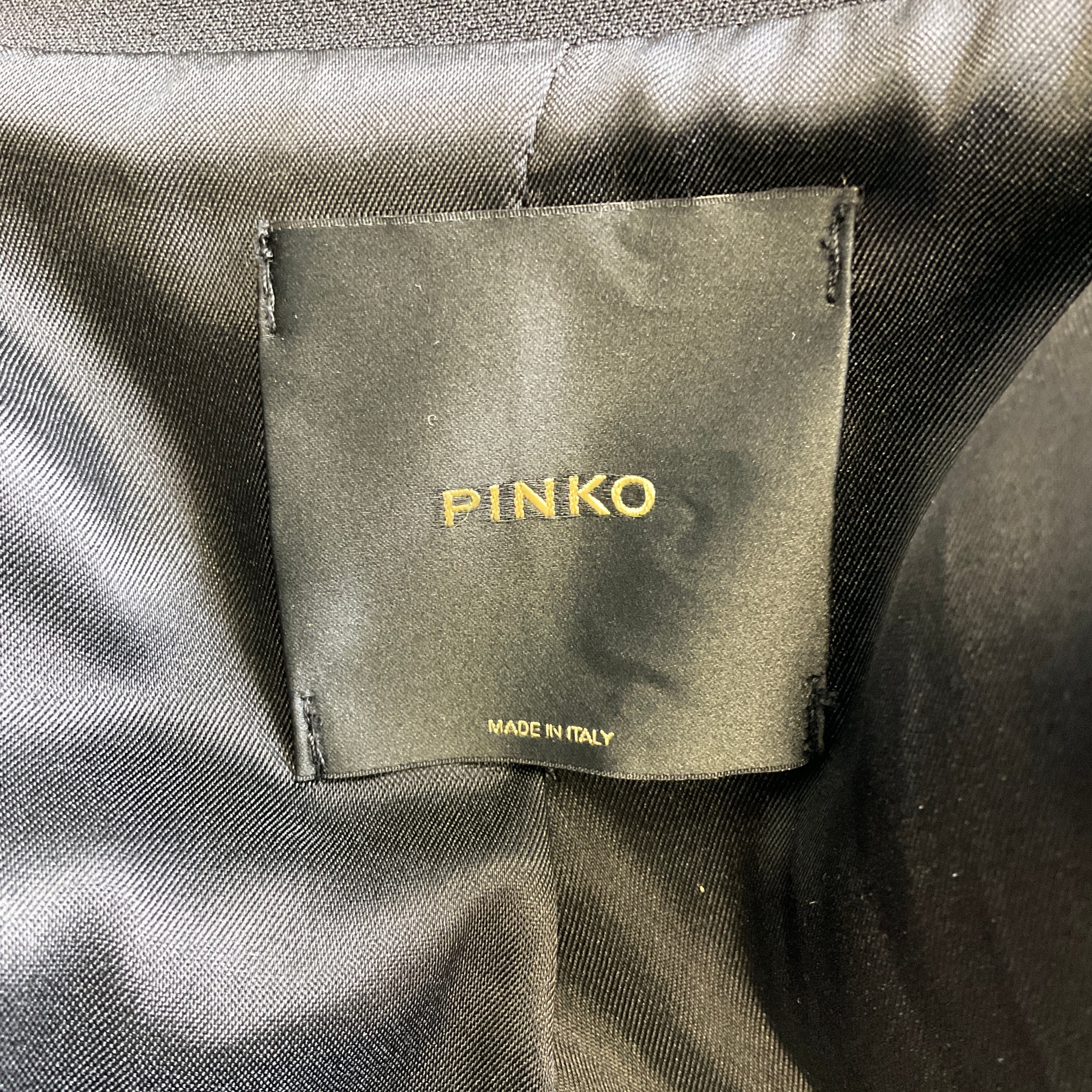 Pinko Black Samoa Spencer Crepe Jacket