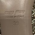 Load image into Gallery viewer, Miu Miu Gold Metallic Glitter Pumps
