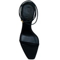 Load image into Gallery viewer, Lanvin Black Grosgrain Elegant Femme Sandals
