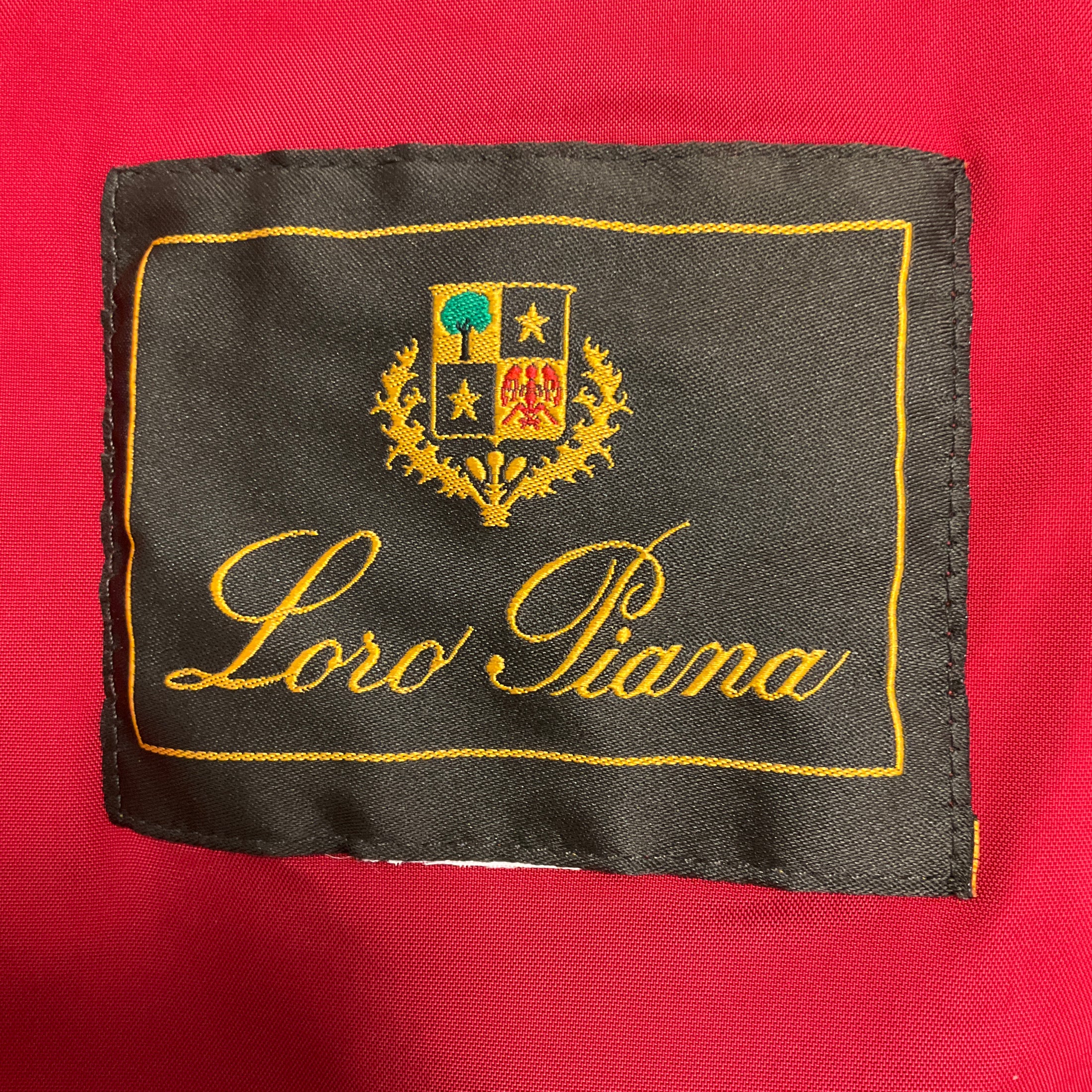 Loro Piana RARE Red Vintage 1992 Limited Edition Olympics Horsey Storm System Nylon Jacket