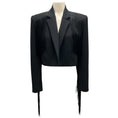 Load image into Gallery viewer, Pinko Black Samoa Spencer Crepe Jacket
