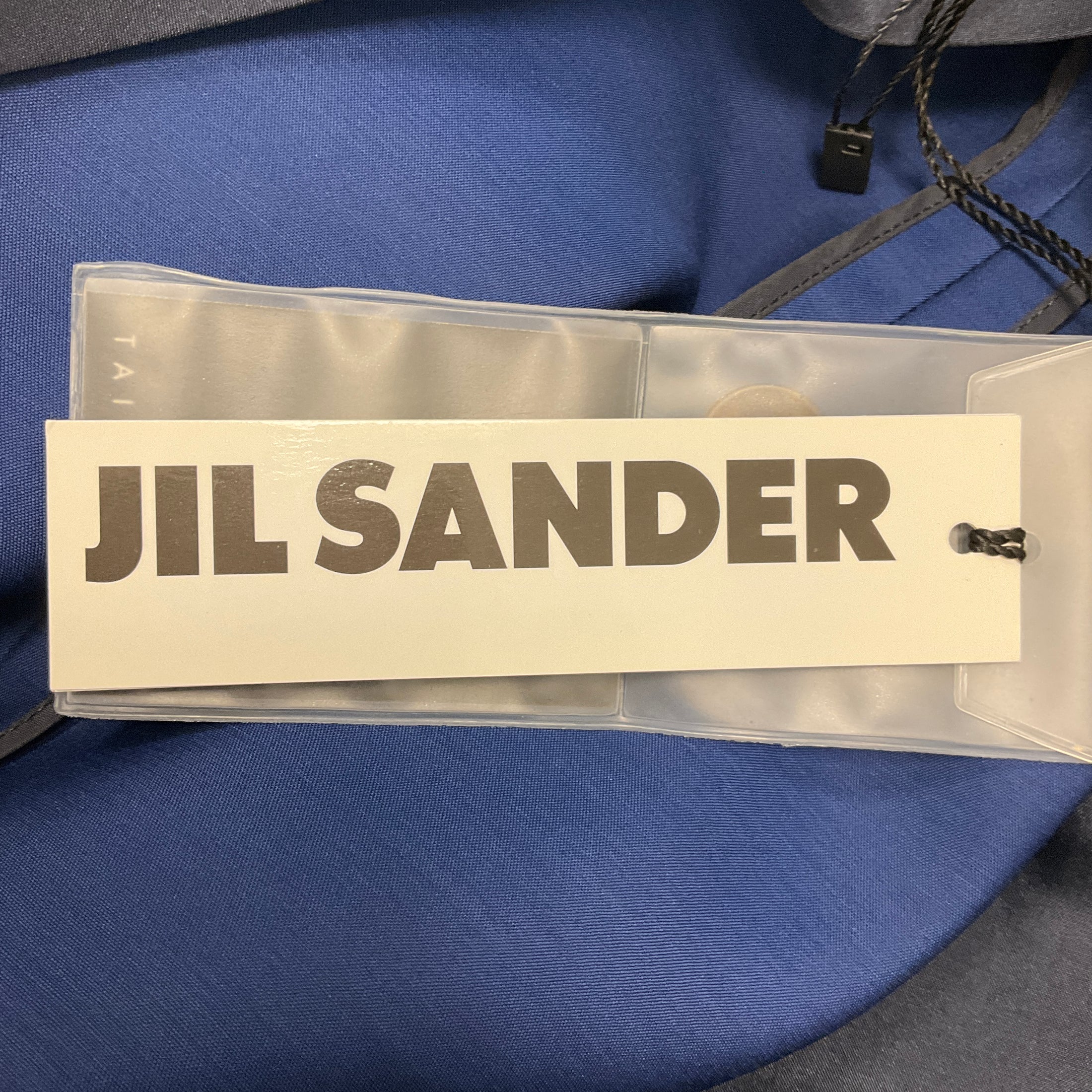 Jil Sander Blue Wool and Silk Tailor Made Blazer