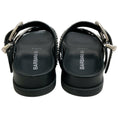 Load image into Gallery viewer, Barbara Bui Black Leather Studded Slide Sandals
