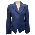 Load image into Gallery viewer, Jil Sander Blue Wool and Silk Tailor Made Blazer
