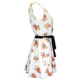 Load image into Gallery viewer, Emilia Wickstead White Multi Katelyn Romantic Roses Sleeveless Short Cotton Day Dress
