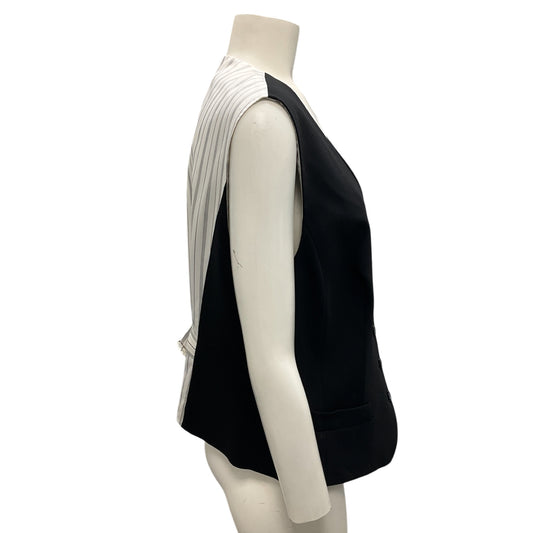 Escada Black Nesli Wool Suit Vest