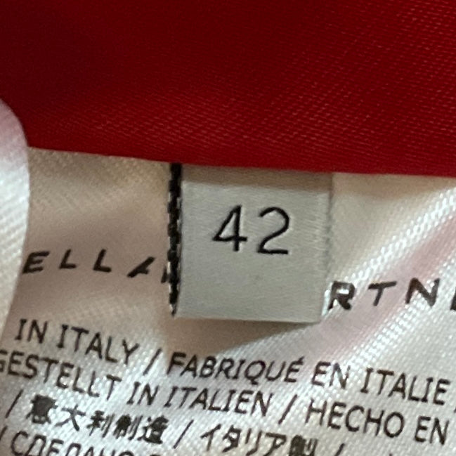 Stella McCartney Red Faux Fur Jacket