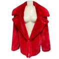 Load image into Gallery viewer, Stella McCartney Red Faux Fur Jacket
