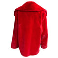 Load image into Gallery viewer, Stella McCartney Red Faux Fur Jacket
