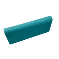 Load image into Gallery viewer, Lalo Handbags Turquoise Embossed Leather Evening Clutch
