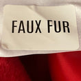 Load image into Gallery viewer, Stella McCartney Red Faux Fur Jacket
